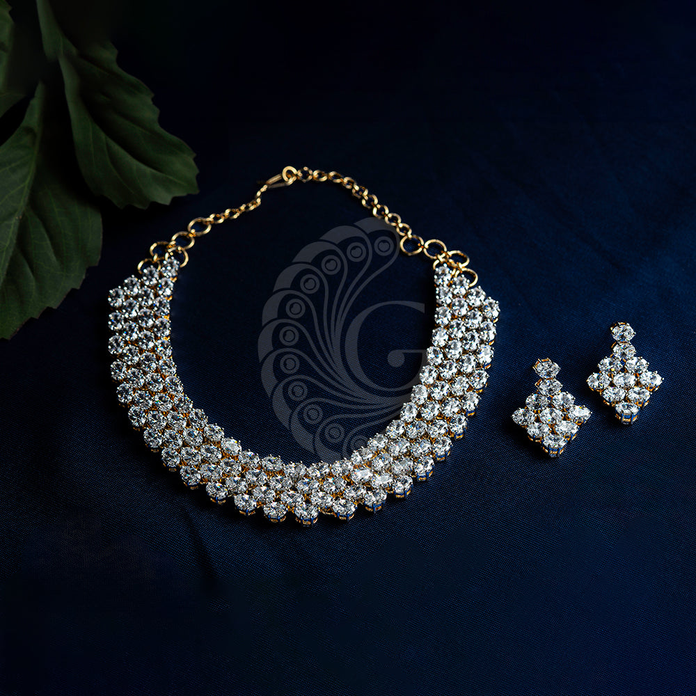ZIRCONIA STONE NECKLACE