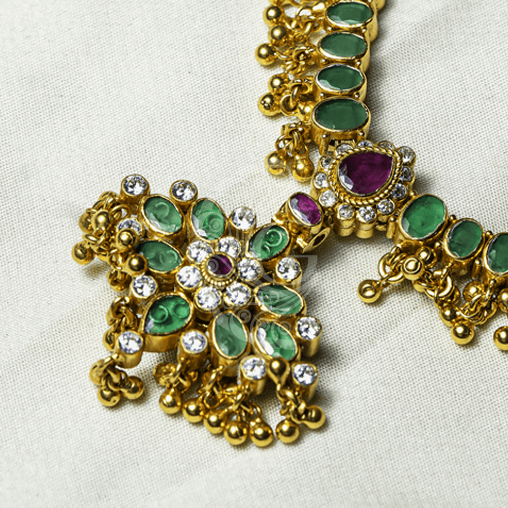 2 IN 1 STONE NECKLACE