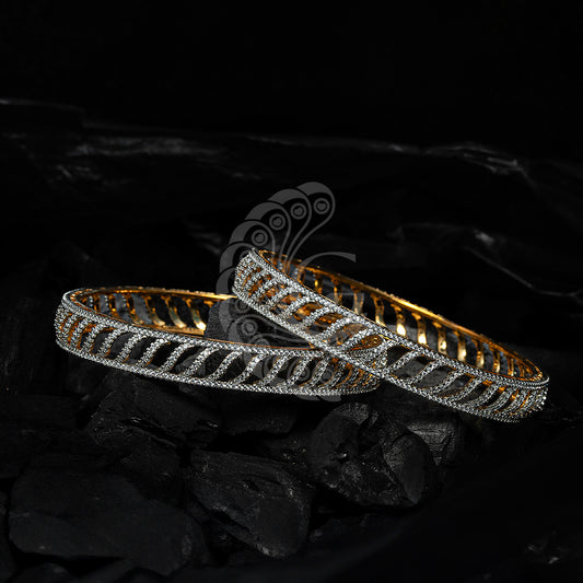 WHITE STONE BANGLES