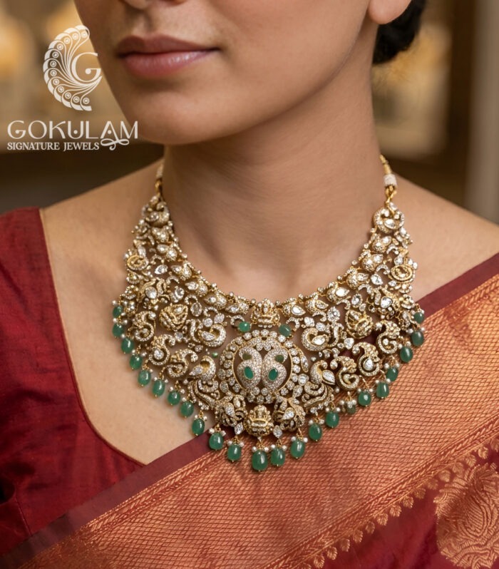 Grand Temple Peacock Choker