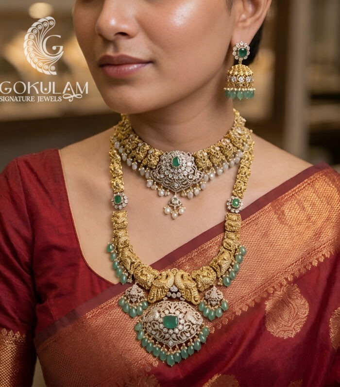 Royal Temple Bridal Jewelry Set