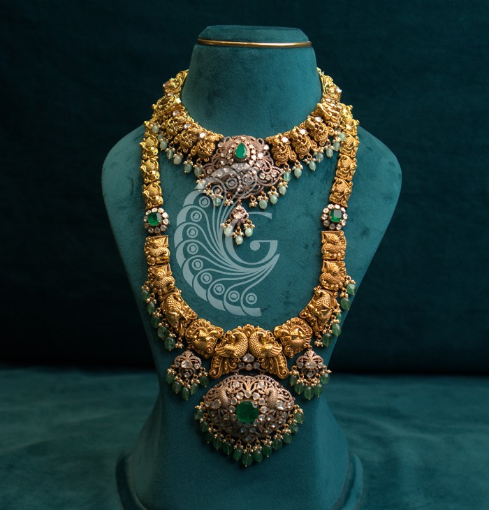 Grand Temple Bridal Jewelry Set