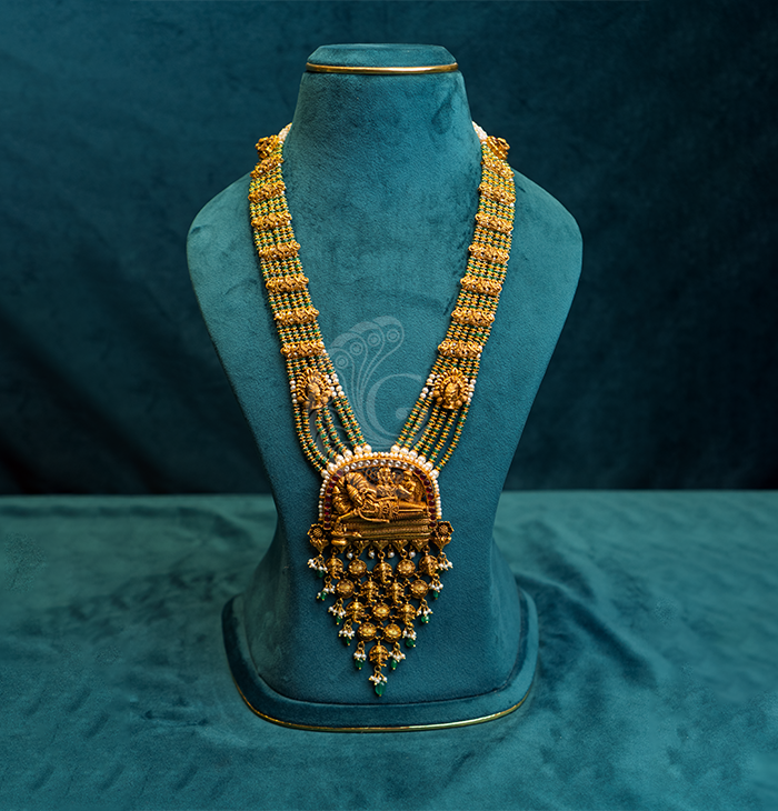 Royal Beaded Temple Pendant Haram