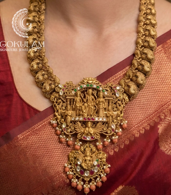 Ram Darbar Nakshi Temple Necklace