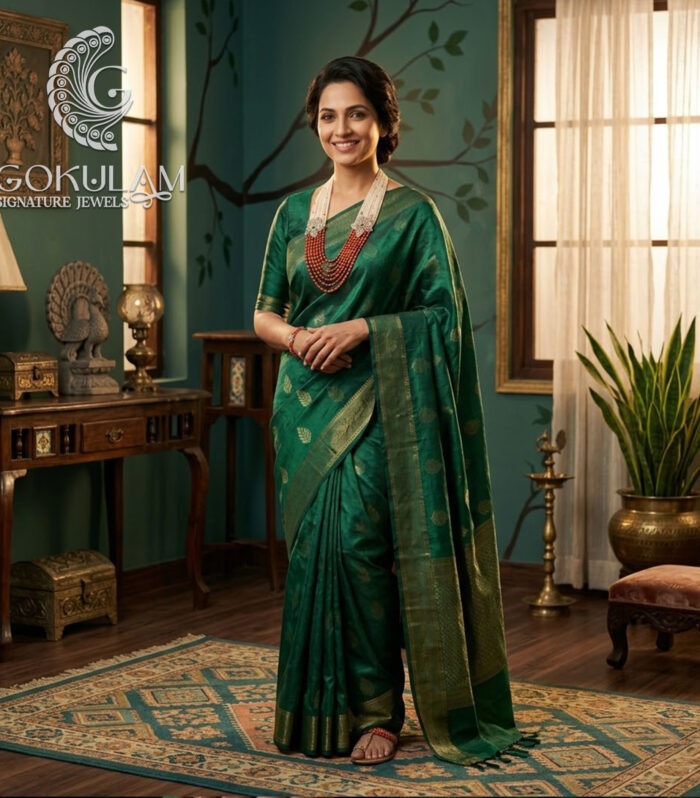 Multi Layer Coral Bead Statement Necklace