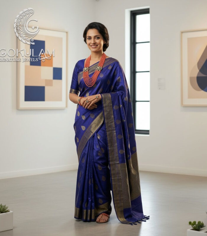 Floral Connector Coral Bead Necklace