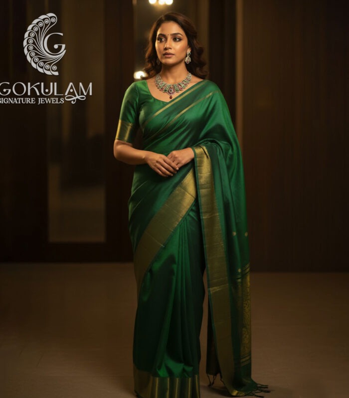 Peacock Feather Nakshi Necklace Set