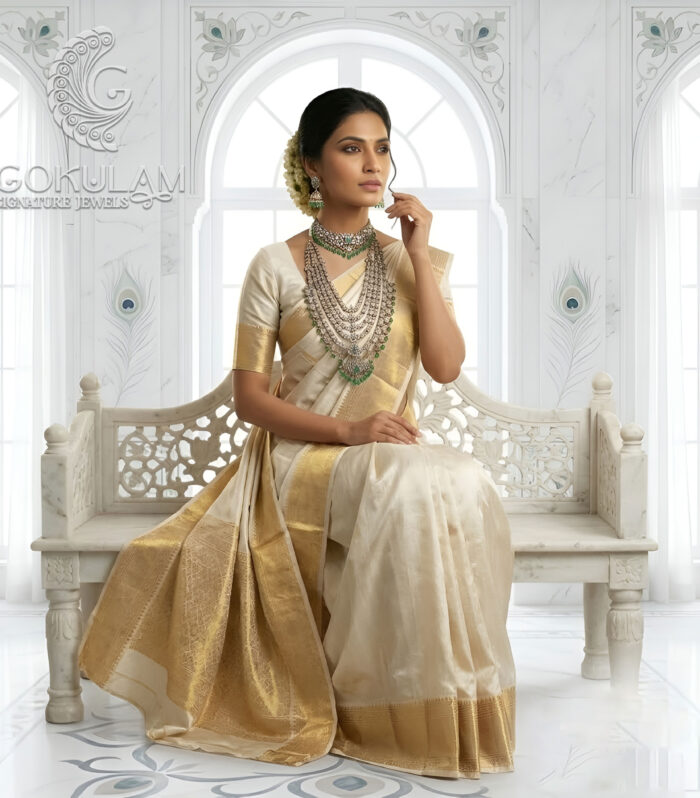 Emerald CZ Layered Bridal Necklace Set