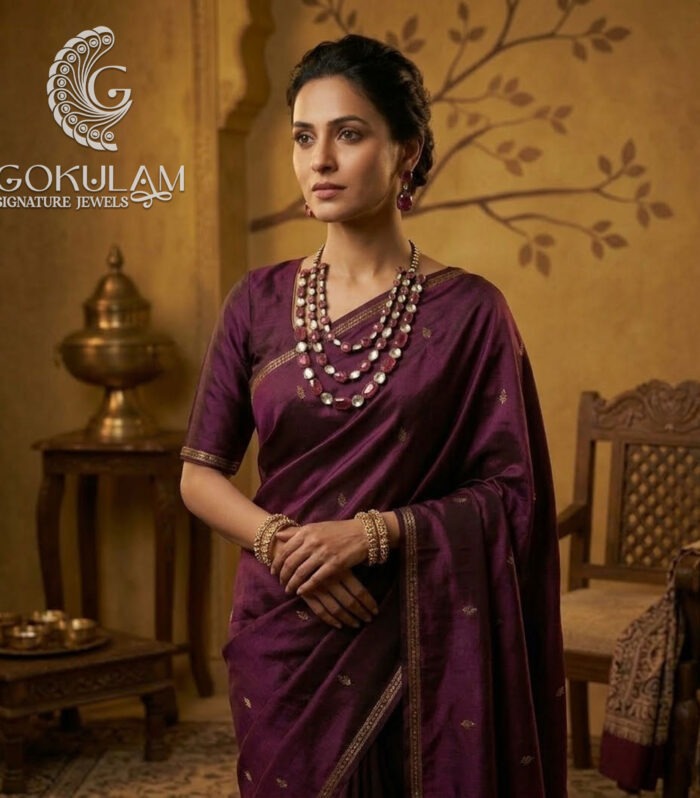 Ruby Fusion Multi Layer Necklace