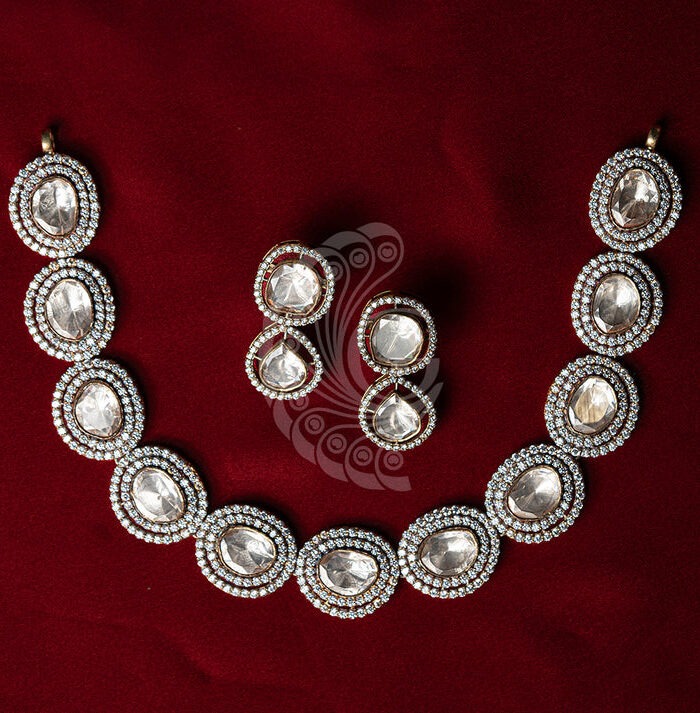 Moissanite Necklace Set