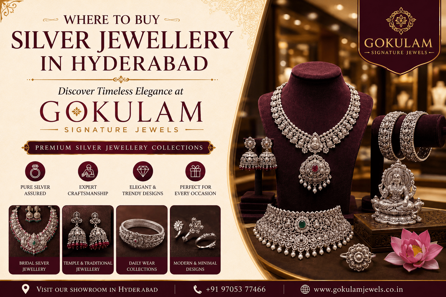 Where to Buy Silver Jewellery in Hyderabad