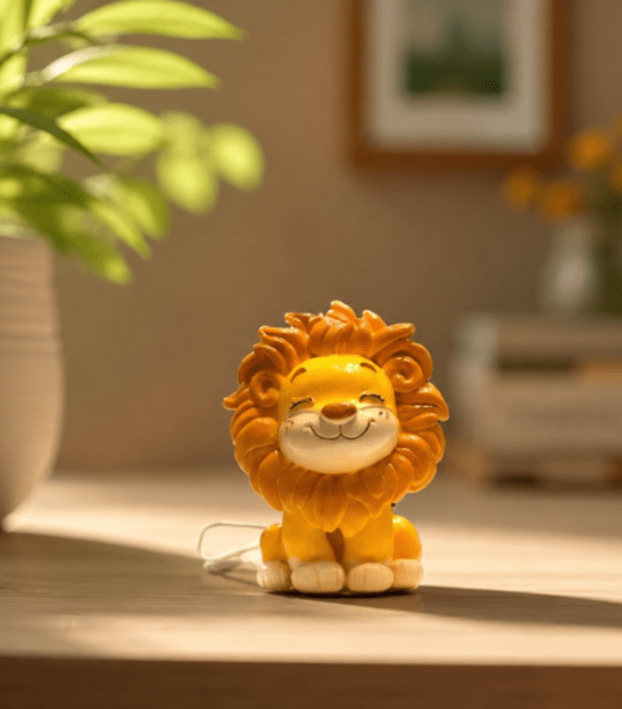 Cute Lion Charm Decor