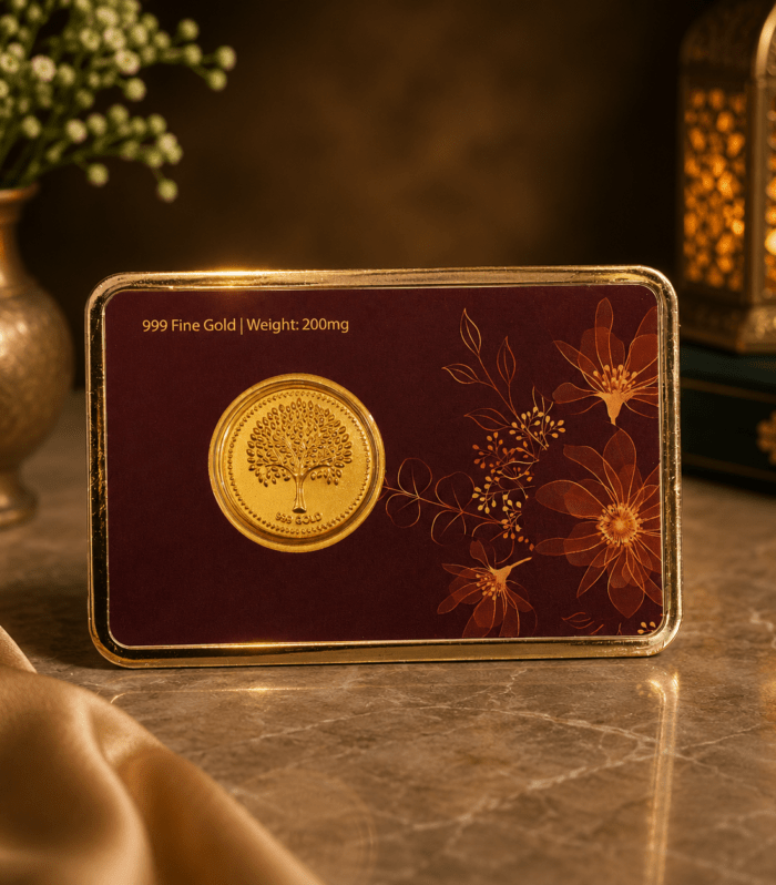 999 Fine Gold Tree of Life Coin Gift Card