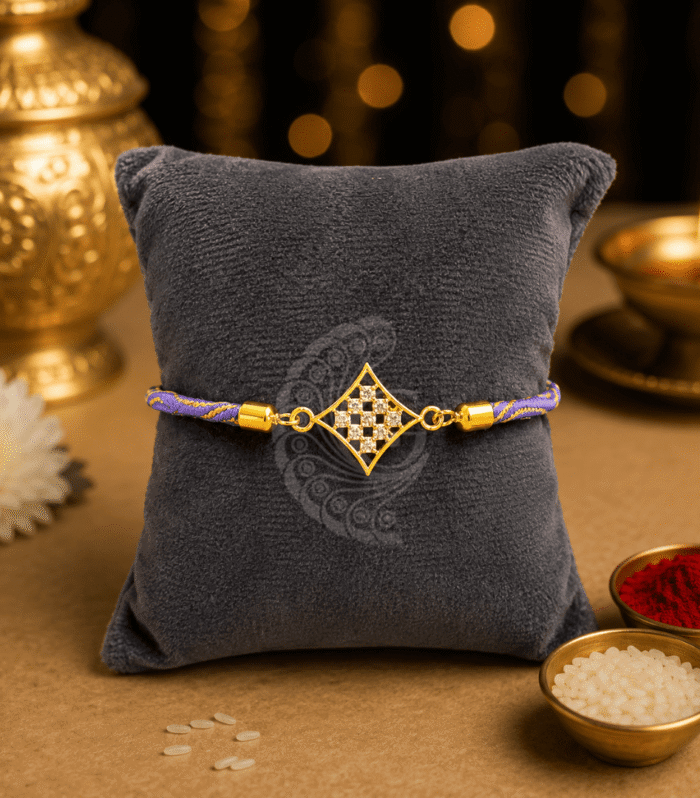 92.5 Silver Traditional rakhi
