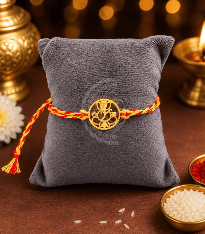 92.5 Silver Traditional Jewellery Rakhi
