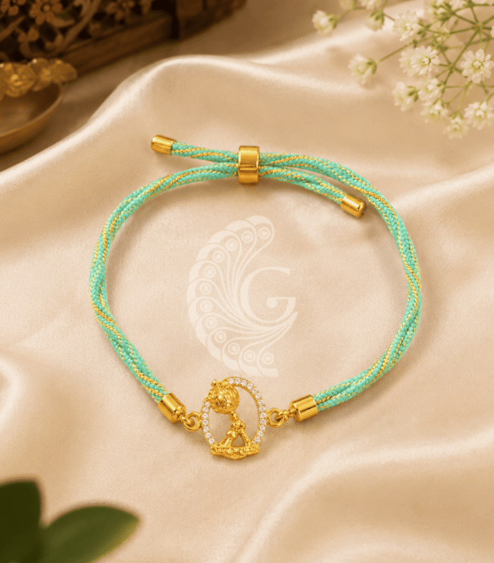 Graceful 92.5 Silver Rakhi