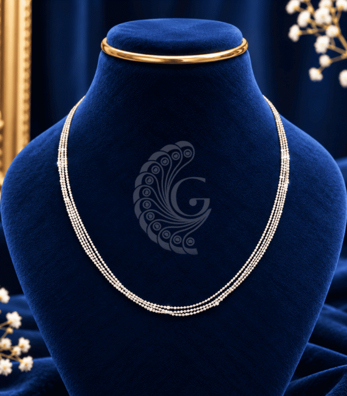 92.5 Sterling Silver Italian Multi-Strand Chain