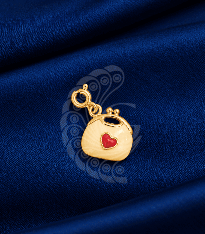 Red Heart Silver Pendant