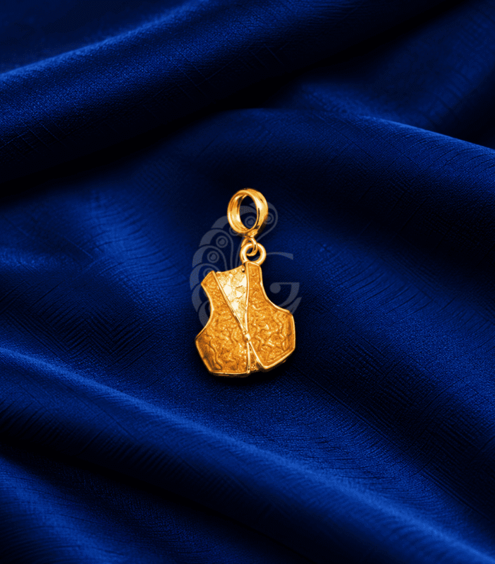 Designer Vest Shape Silver Pendant